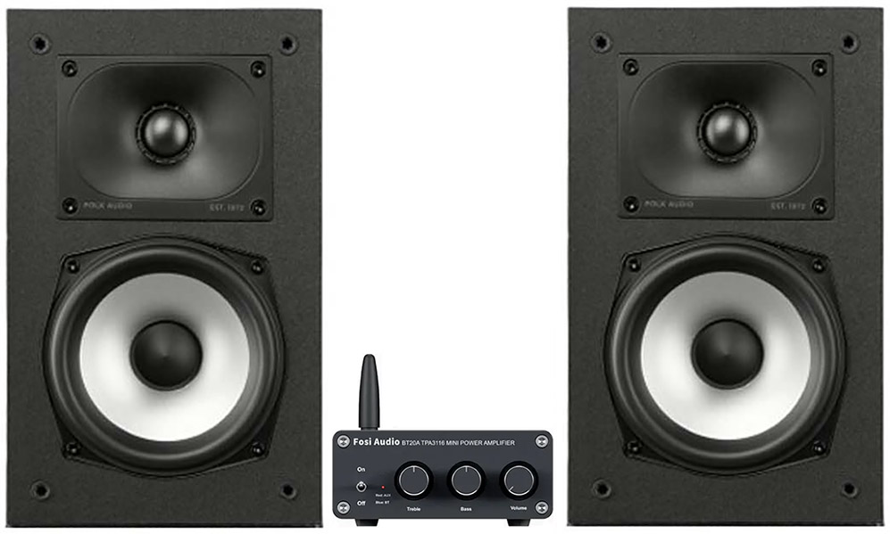 Fosi Audio BT20A + Polk XT15